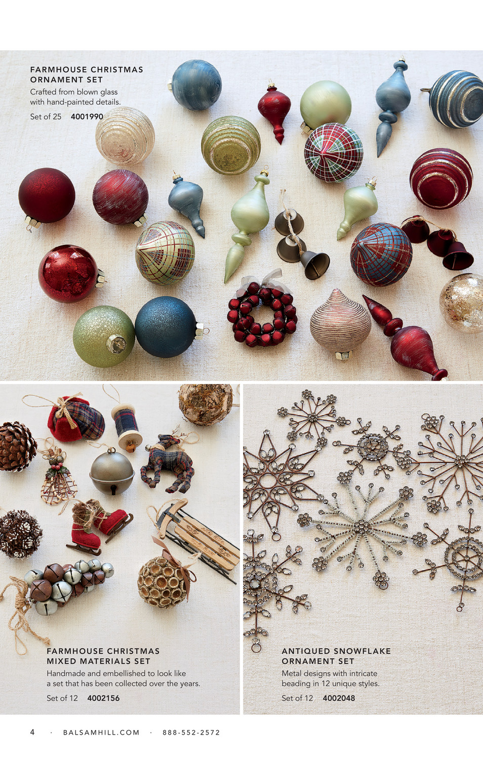 Balsam Hill Grand Forest Globe Ornaments shops (set of 12)