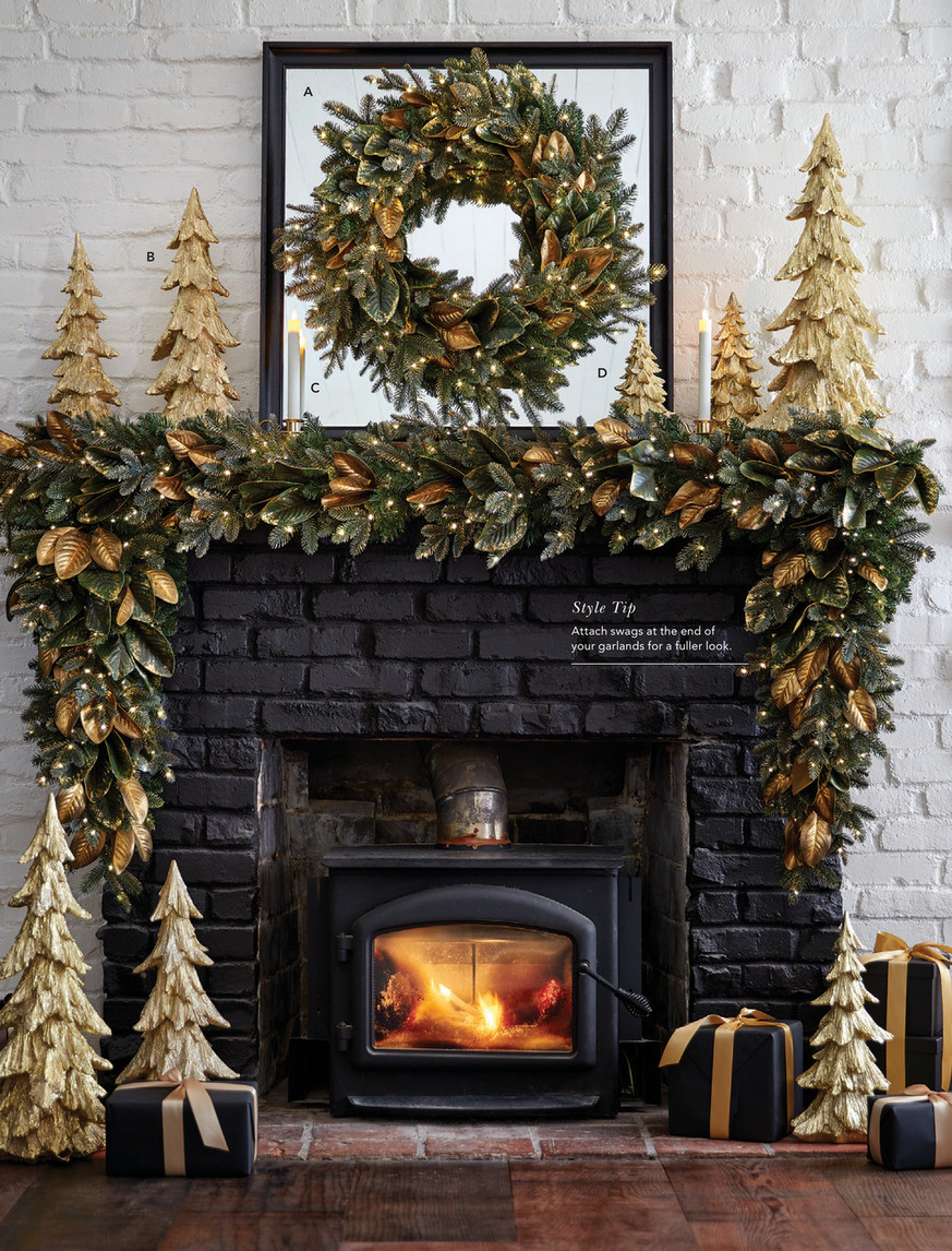 Balsam Hill - 2019 Holiday 1 - Farmhouse Christmas Mixed Materials Ornaments