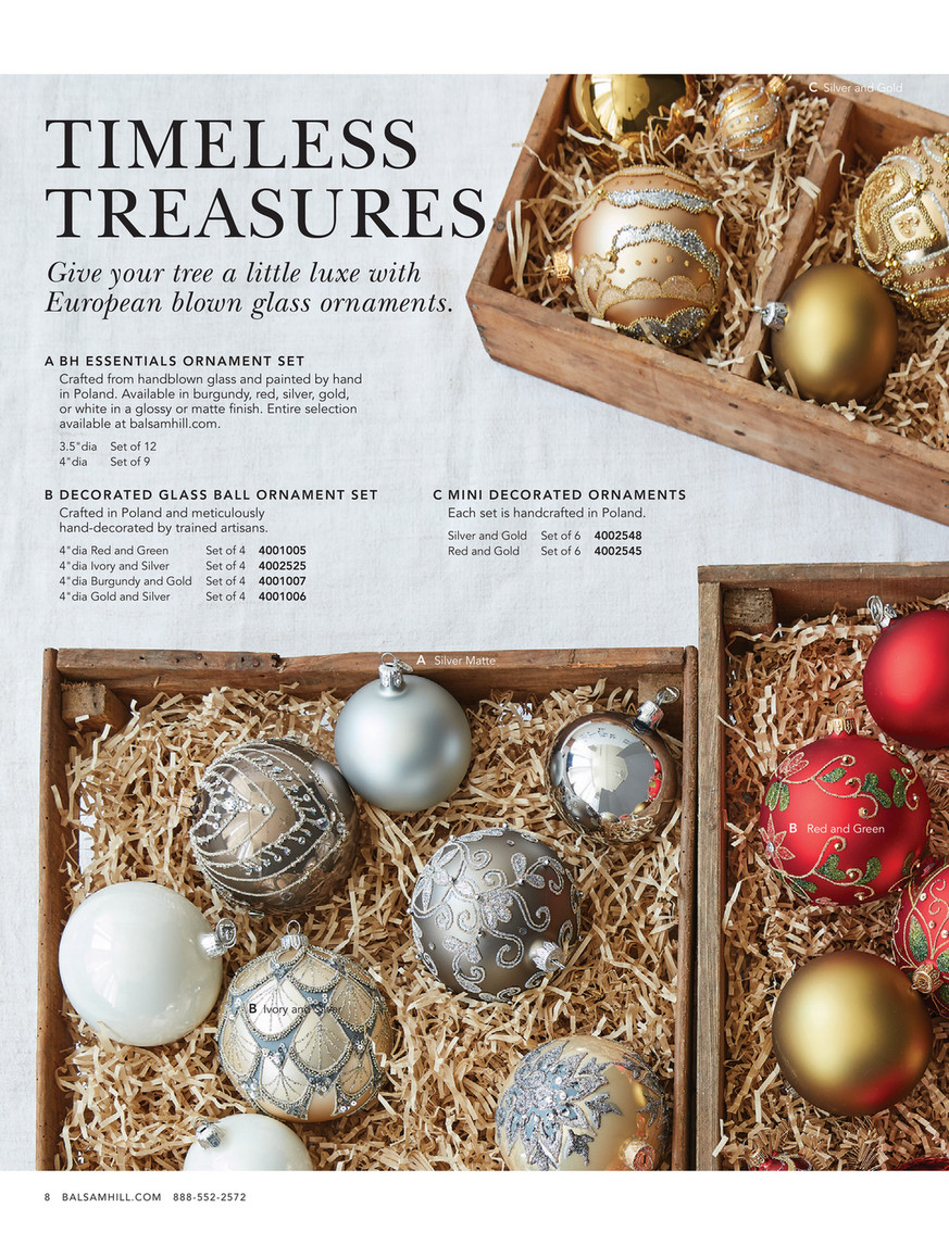 Petite Treasure Miniature Glass Shape Ornament, 12-Piece Box