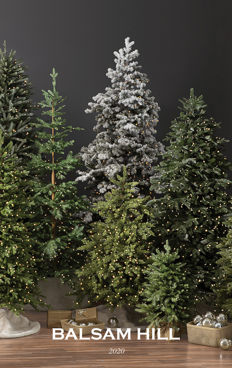 Red Spruce Slim Artificial Christmas Tree