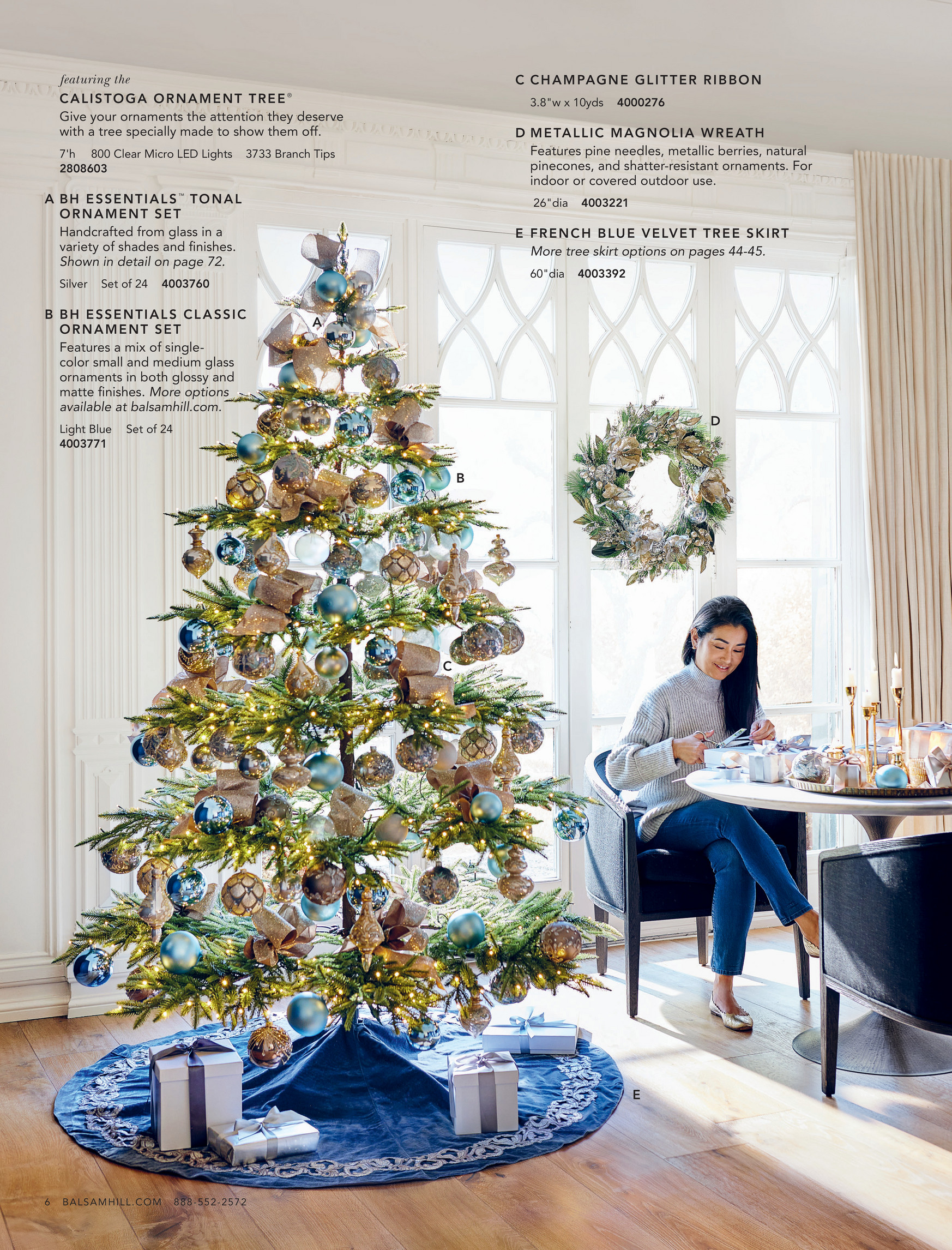 Balsam Hill - 2021 Holiday 1 - Stacked Crystal Garlands