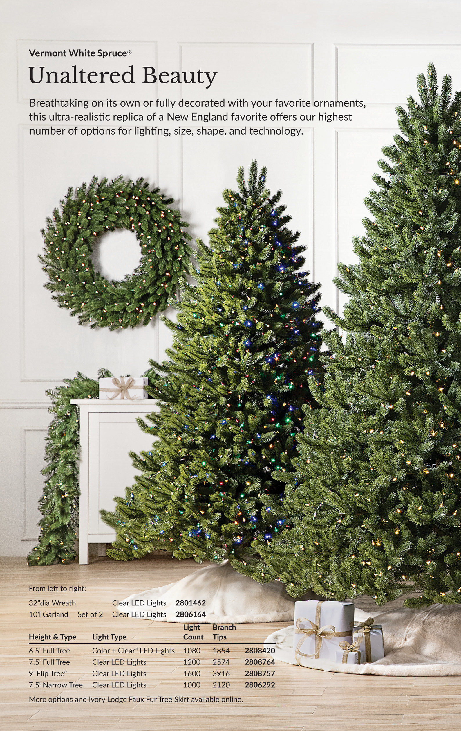 Balsam Hill Yukon Spruce Pre-Lit Artificial Tree in LED Micro