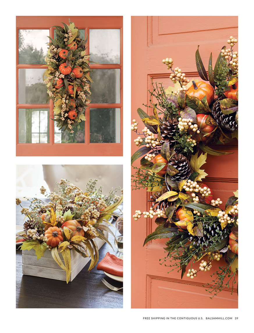 Balsam Hill - 2023 Fall 2 - Fairytale Pumpkin Garland