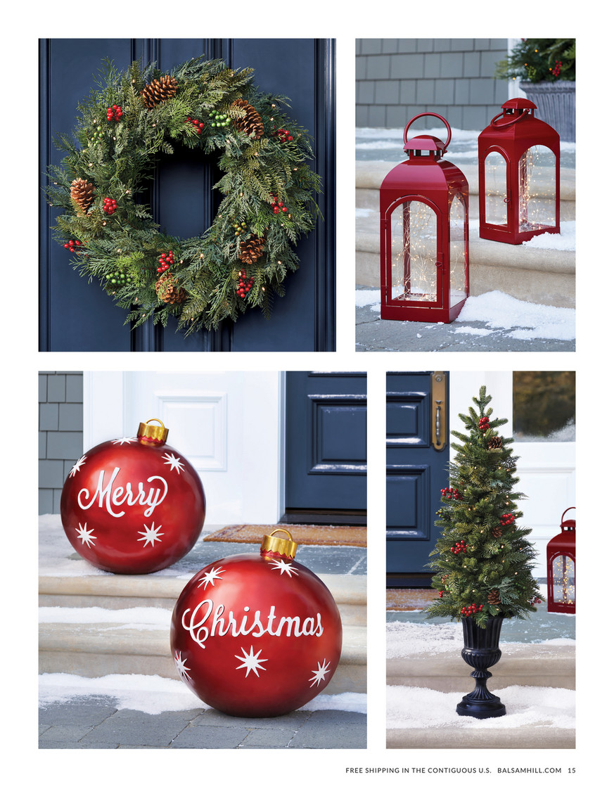 Outdoor Merry Christmas Ornaments