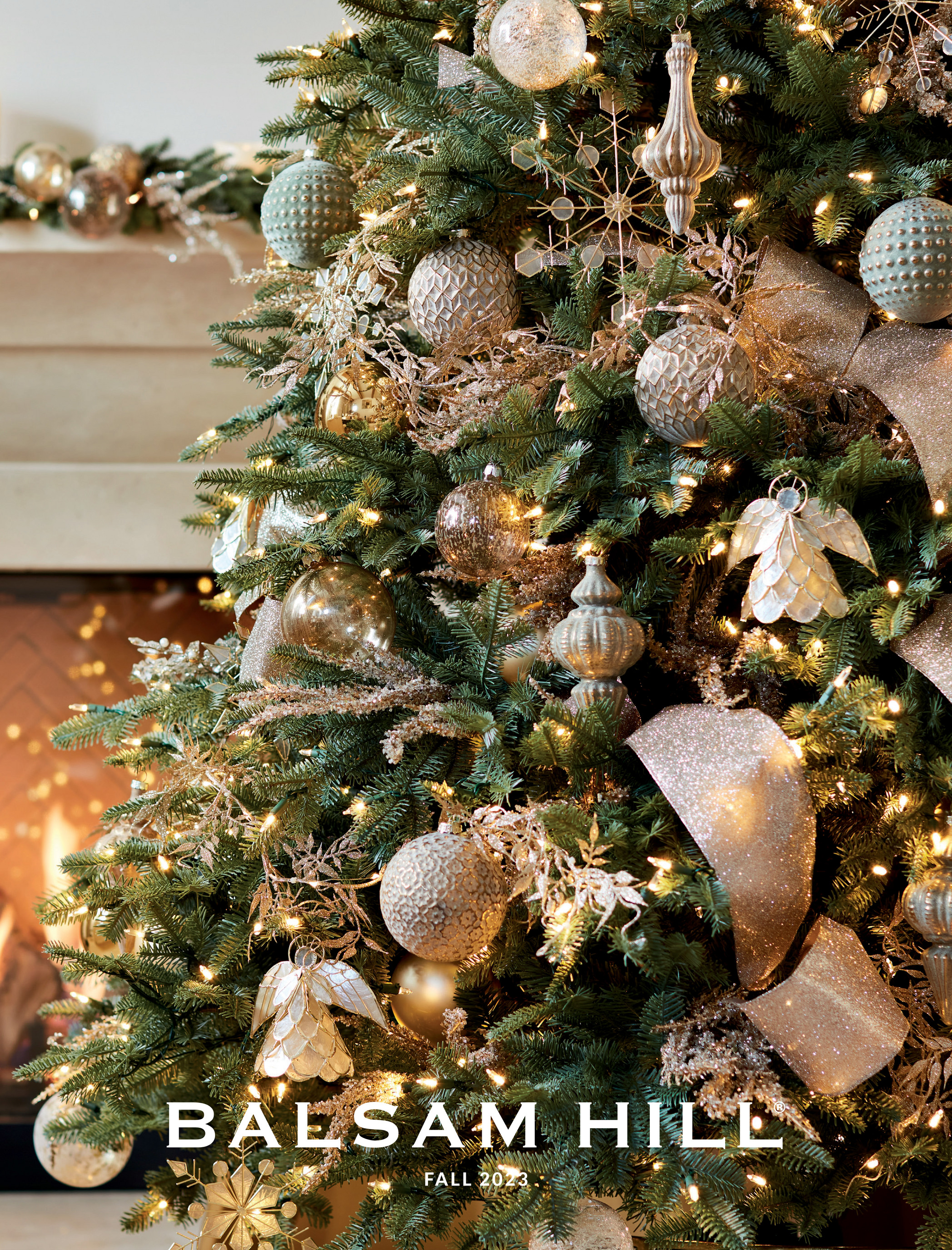 Gold, Silver, and Hymnal Themed Christmas Tree - Pine and Prospect Home