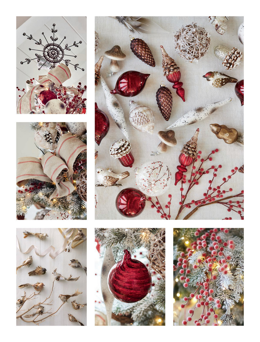 Balsam Hill - 2023 Holiday 1 - Alpine Grove Ornament Set