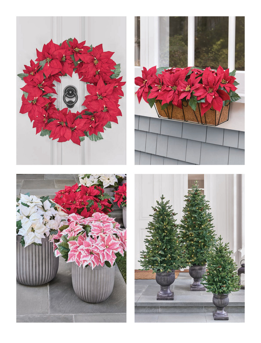 Balsam Hill - 2023 Holiday 1 - Lit Wooden Christmas Mantel Village