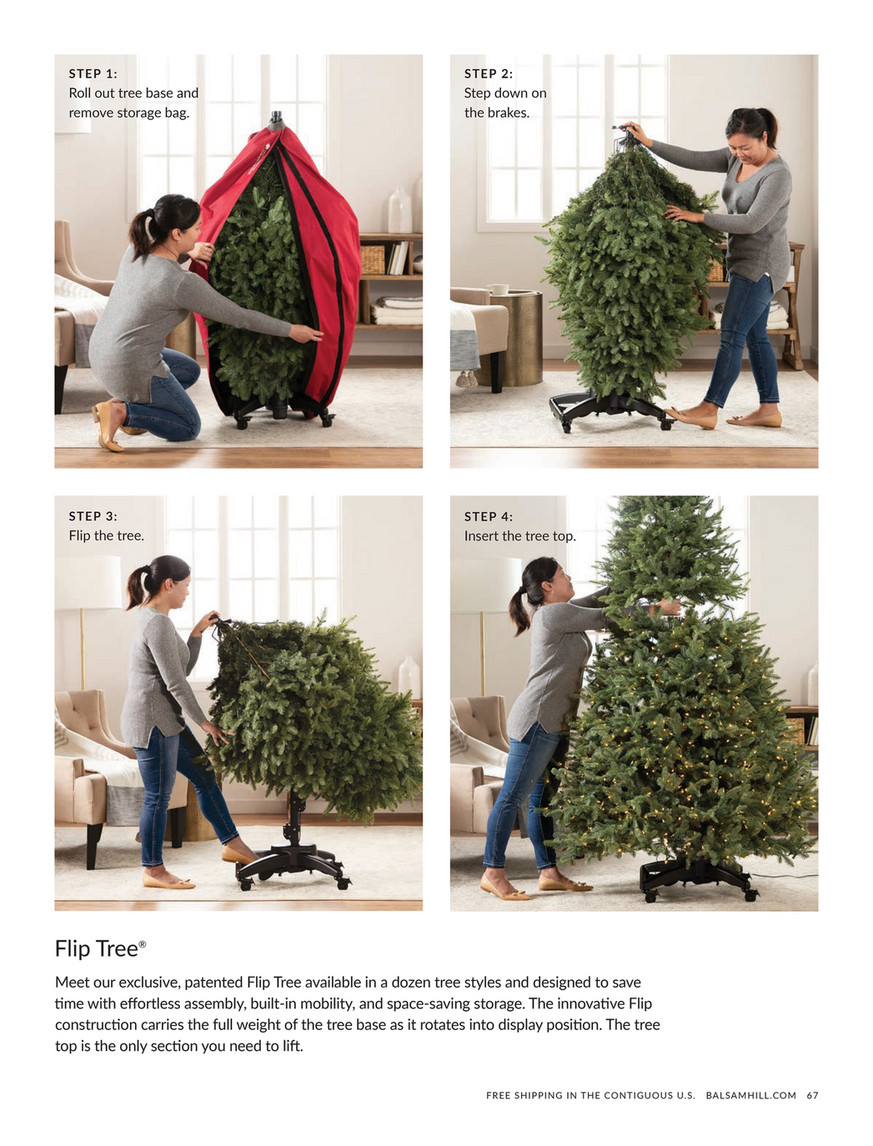 Balsam Hill - 2023 Holiday 1 - Aspen Estate Fir Flip Tree®