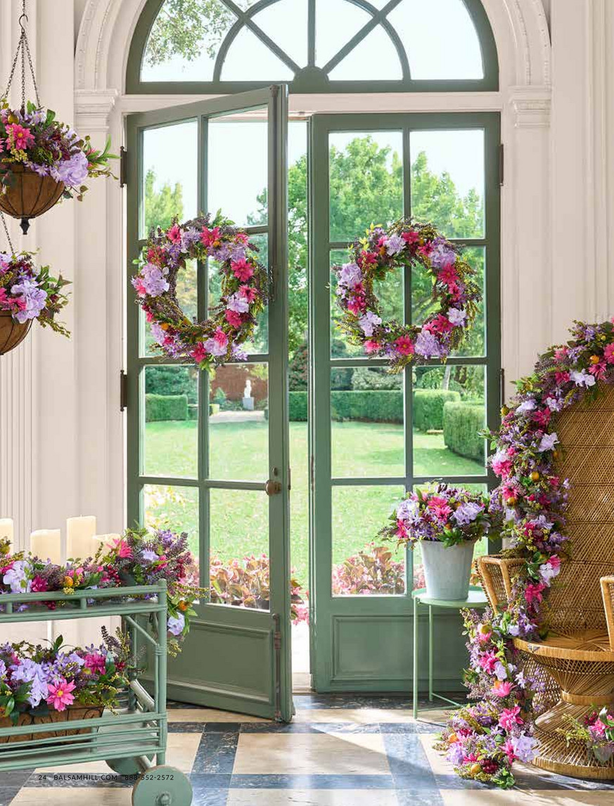 Balsam Hill - 2024 Spring 1 - Outdoor Summer Breeze Window Box