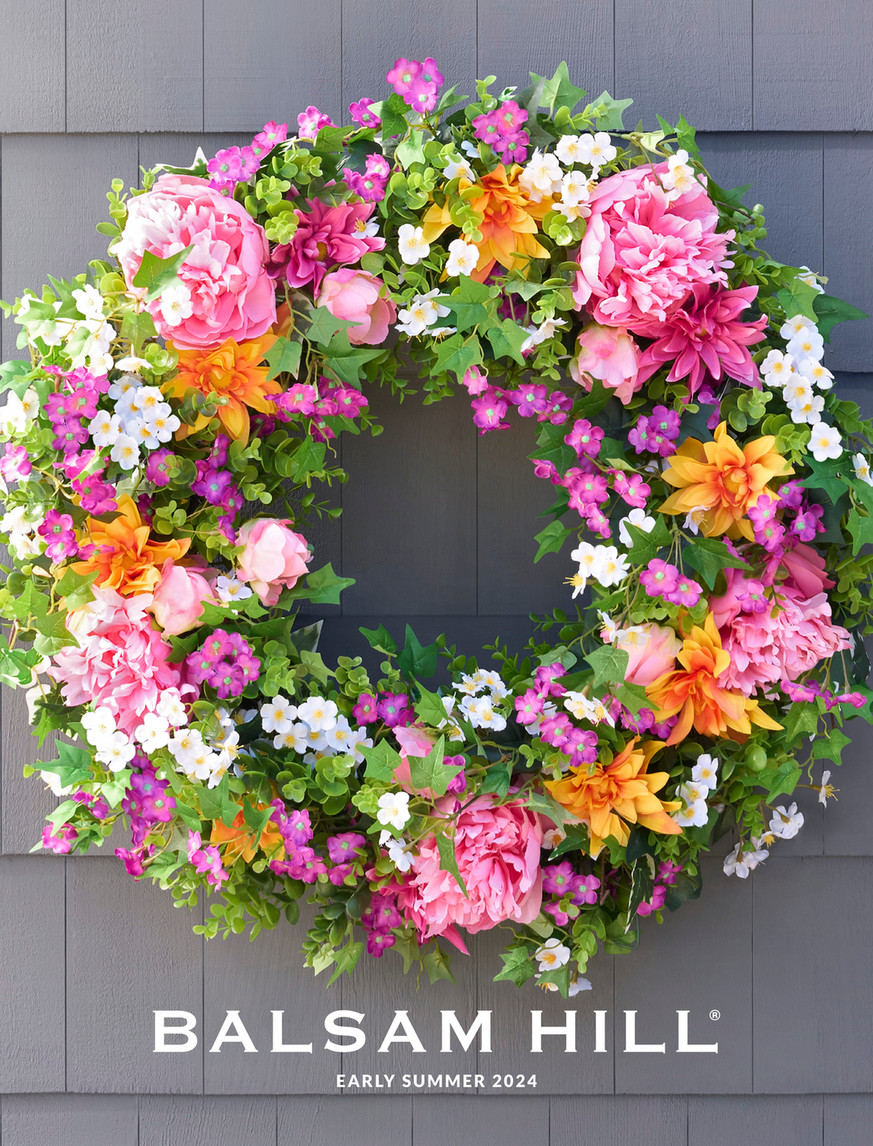 Balsam Hill - 2024 Spring 2 - White Forsythia Wreath