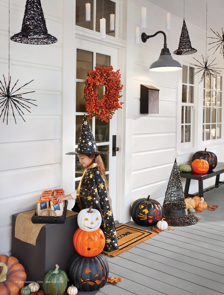 Balsam Hill - 2024 Fall 1 - Lit Halloween Glitter Twig Tree