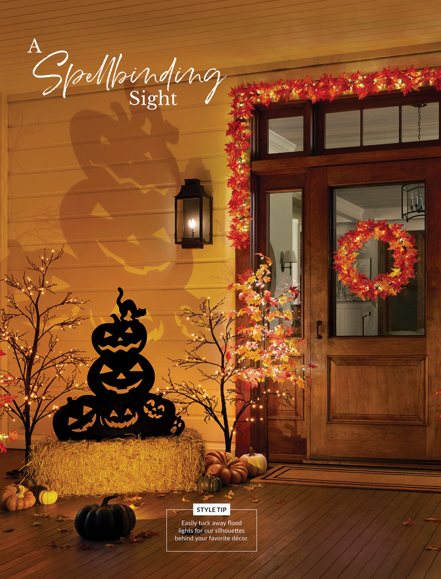 Balsam Hill - 2024 Fall 1 - Tricolor Lit Stackable Jack-o