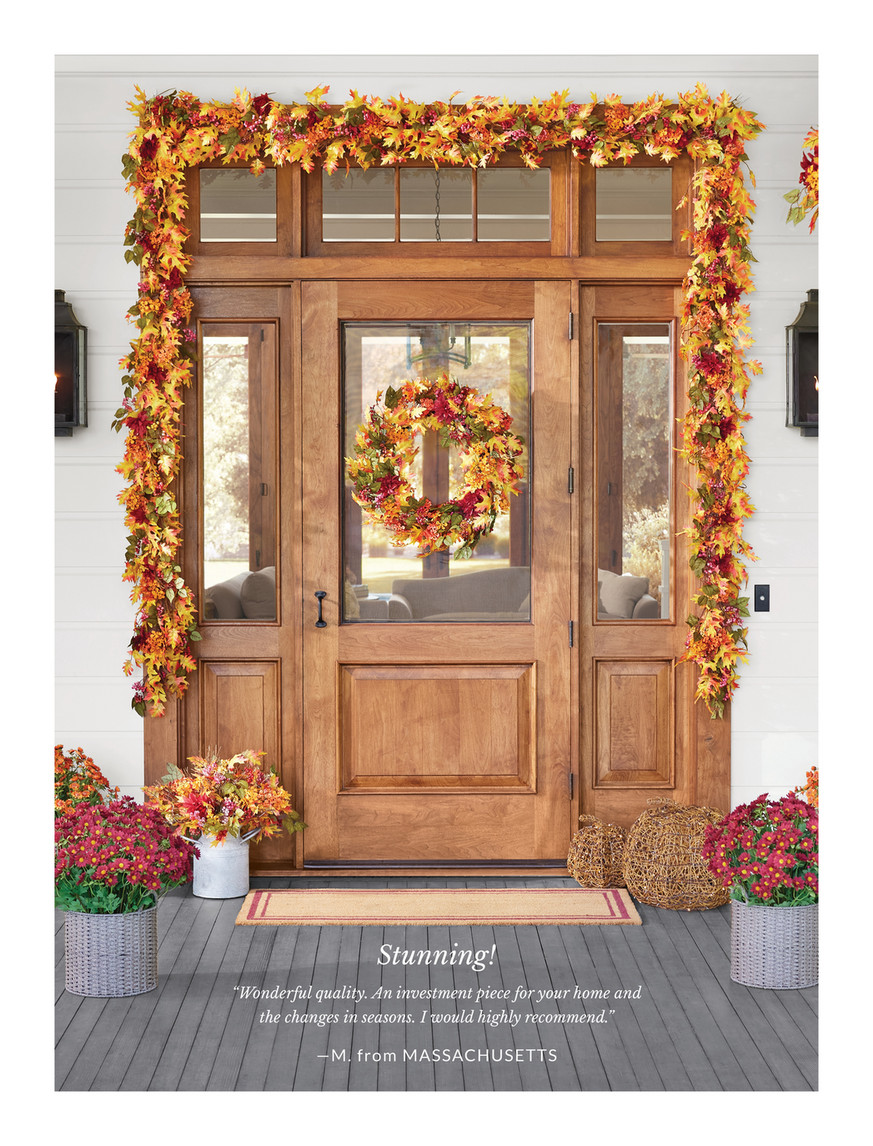 Balsam Hill - 2024 Fall 2 - Fairytale Pumpkin Garland