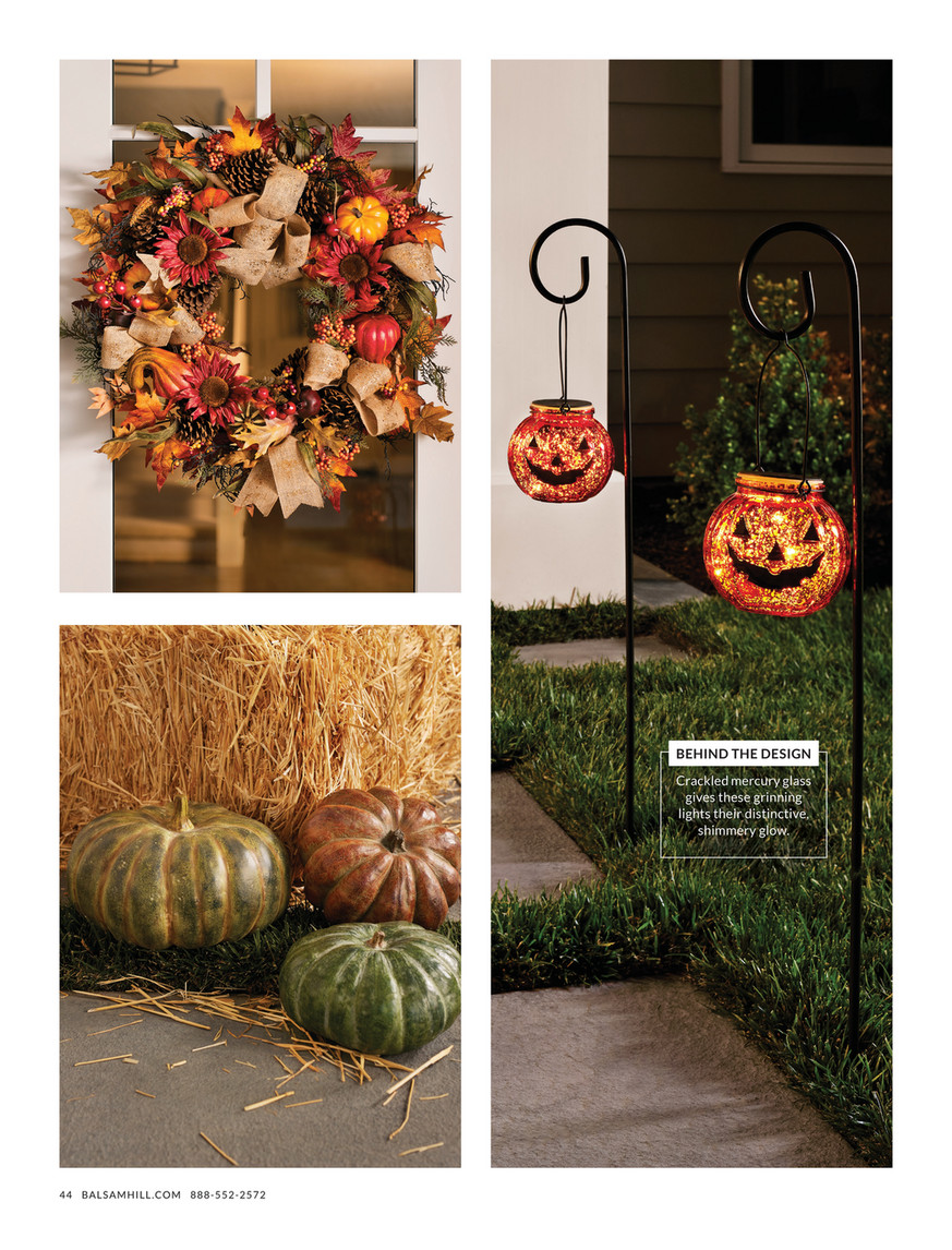 Balsam Hill - 2024 Fall 2 - Tricolor Lit Stackable Jack-o