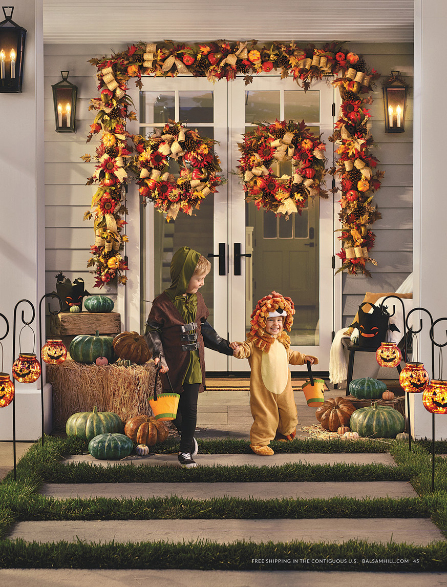 Balsam Hill - 2024 Fall 2 - Tricolor Lit Stackable Jack-o