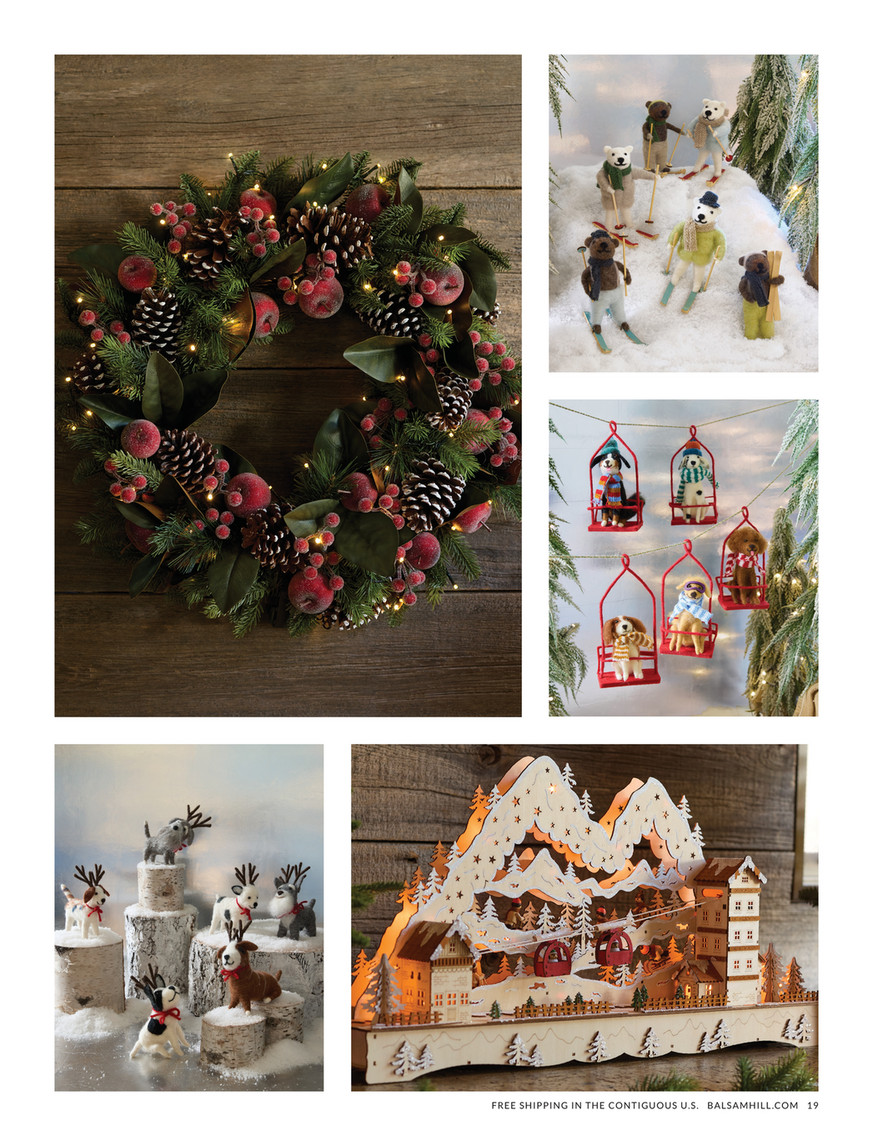 Balsam Hill - 2024 Holiday 1 - Fresh Cedar Pepperberry Lane Wreath