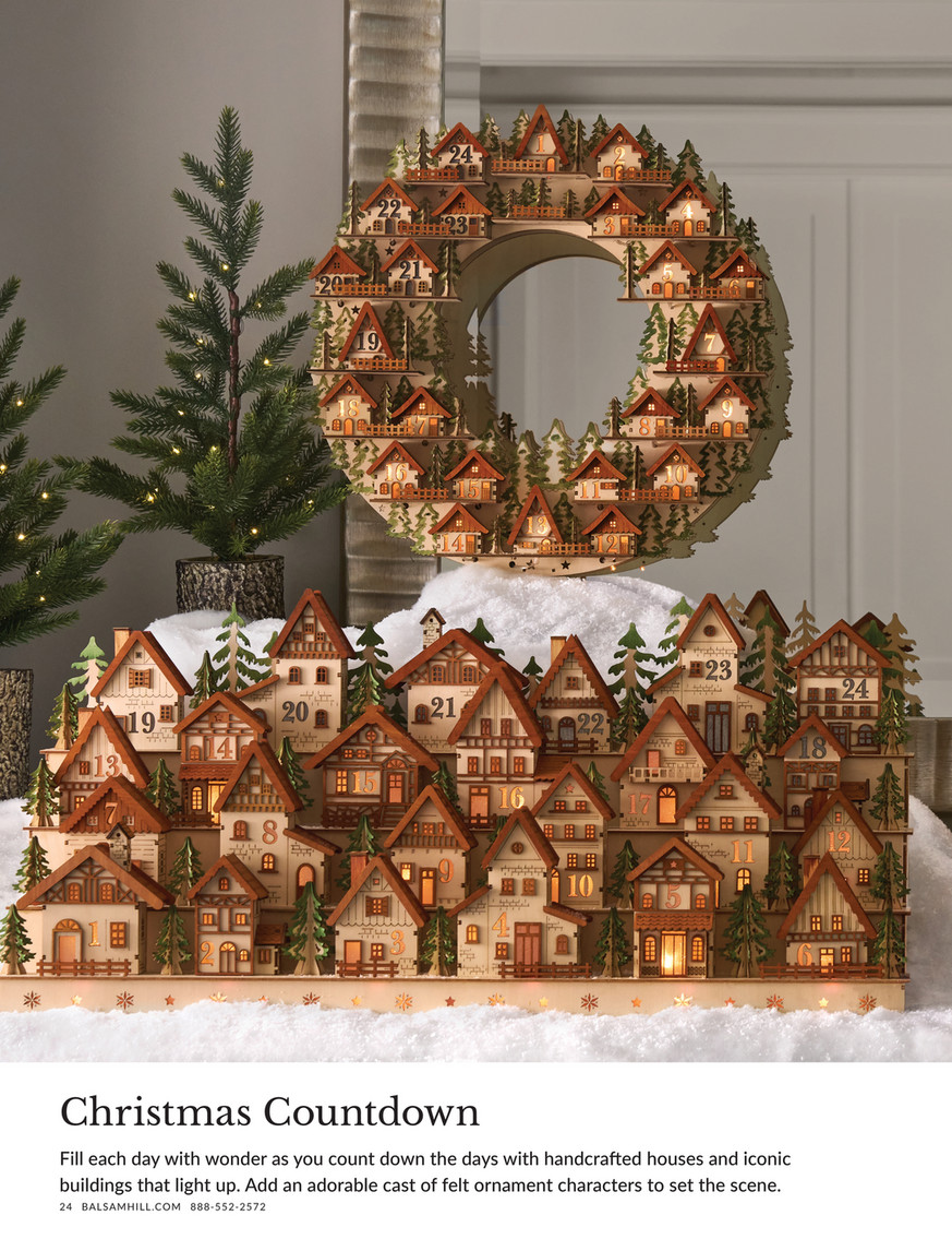 Balsam Hill - 2024 Holiday 1 - Latte-Ladies Mice Felt Ornament Set