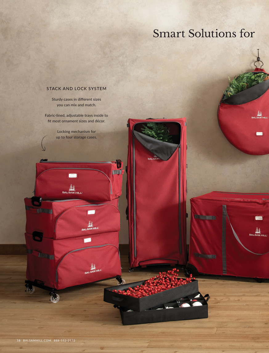 Balsam Hill - 2024 Holiday 1 - Standard Upright Rolling Christmas