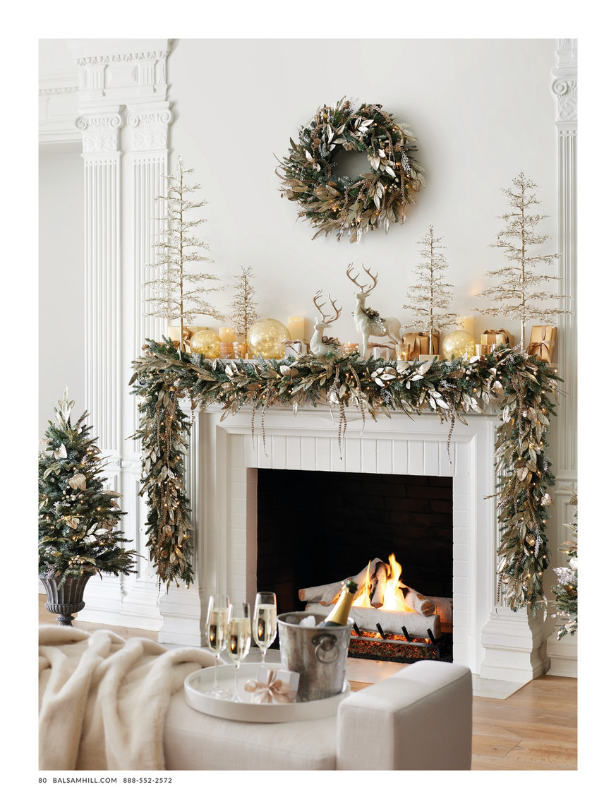 Balsam Hill - 2024 Holiday 1 - Glowing Mercury Glass Orb Set