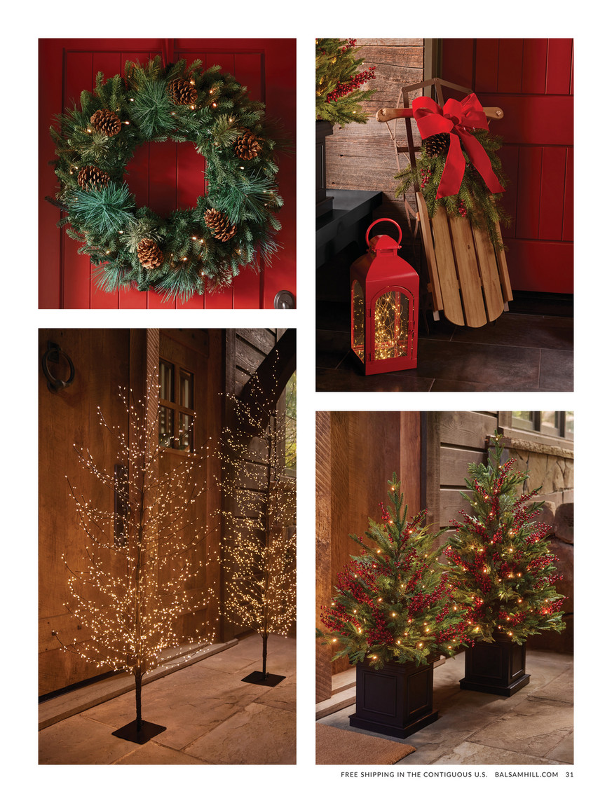 Balsam Hill - 2024 Holiday 2 - 6.5' Outdoor Lit Spiral Ribbon Tree