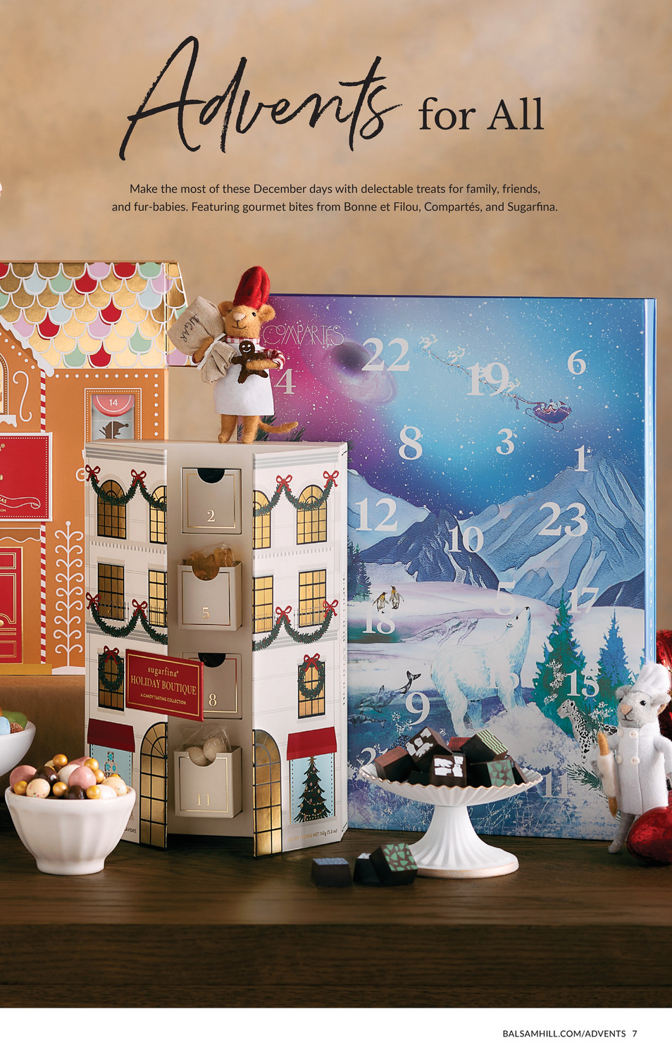 Balsam Hill - 2024 Holiday 3 - Bonne et Filou 24 Day Dog Treat